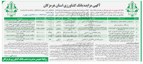 مزایده,مزایده فروش املاک مازاد بر نیاز کاربری صنعتی مرغداری مسکونی