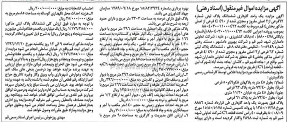 مزایده,مزایده یک واحد گاوداری عرصه 3303متر 
