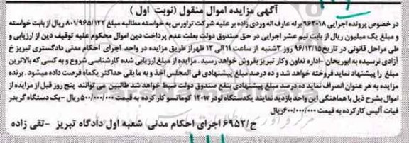 مزایده ، مزایده یک دستگاه لودر ، کوماتسو کارکرده، گریدر ...