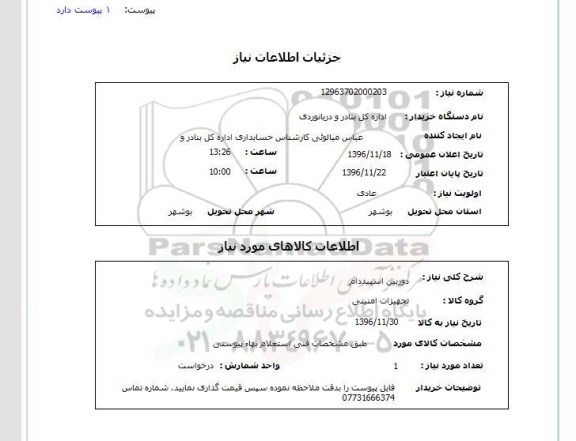 استعلام دوربین اسپیددام