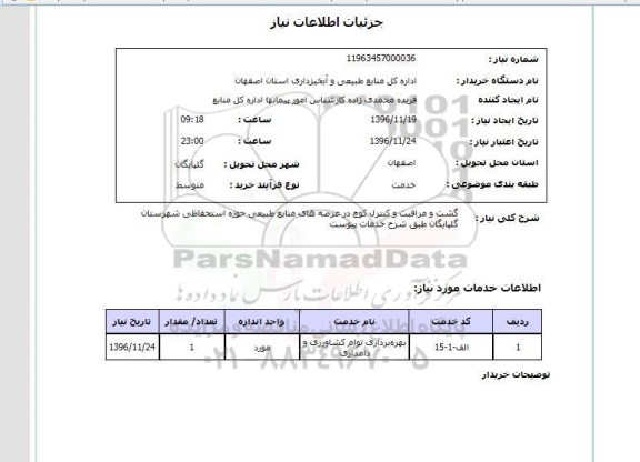 استعلام,استعلام گشت و مراقبت و کنترل کوچ در عرصه های منابع طبیعی 