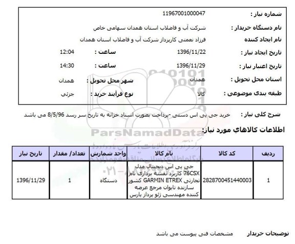 استعلام,استعلام خرید جی پی اس دستی ...
