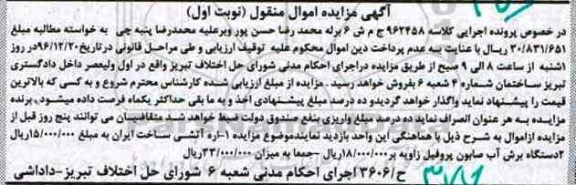 مزایده, مزایده اره آتشی ، دستگاه برش آب صابون پروفیل