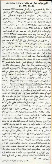 مزایده,مزایده ششدانگ زمین مساحت 228.5متر
