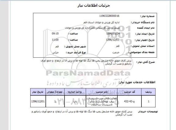 استعلام ,استعلام برش کاری ...