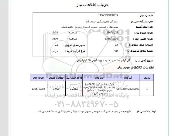 استعلام ,استعلام گوگرد...