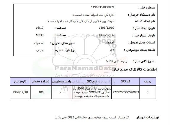 استعلام ,استعلام ریبون پرینتر ...