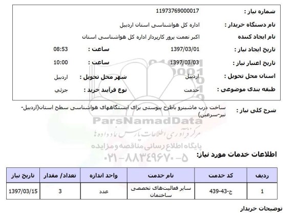 استعلام, ساخت درب ماشین رو 