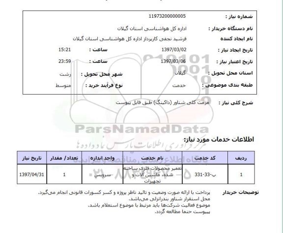 استعلام , استعلام مرمت ...