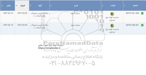 استعلام, استعلام سیمان نسوز