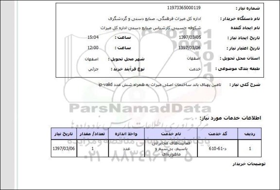 استعلام, تامین پهنای باند