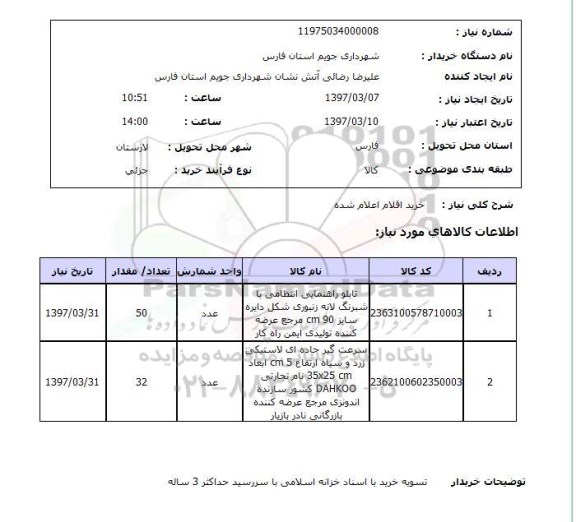 استعلام, استعلام تابلو راهنمایی انتظامی ...