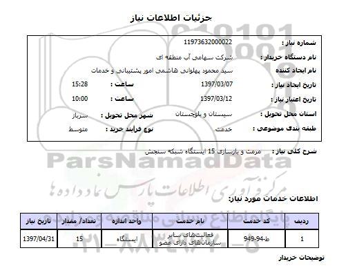 استعلام, مرمت و بازسازی