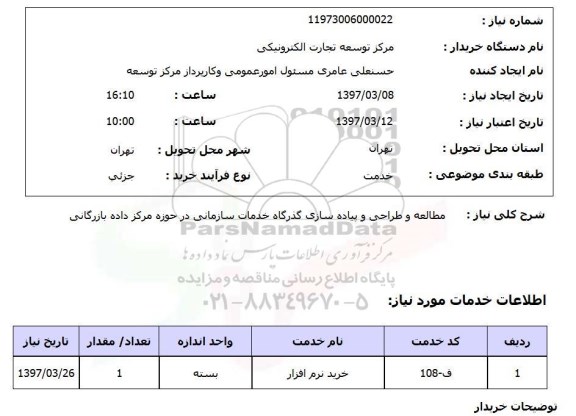 استعلام,استعلام خرید نرم افزار