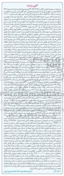 مزایده پلاک ثبتی طبقه اول قطعه ششم تفکیکی