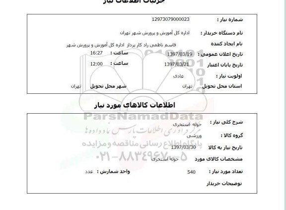 استعلام, حوله استخری 