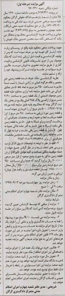 مزایده ,مزایده قطعه زمینی غیر محصور مساحت 250 متر