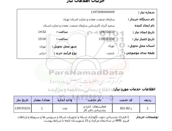 استعلام,نگهداری شبکه و...