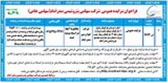 فراخوان مزایده عمومی , مزایده اجاره دو باب پارکینگ - نوبت دوم