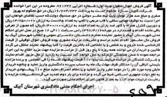 مزایده,مزایده تعداد 25 دست مهتابی سقفی...