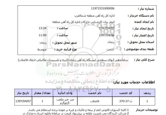 استعلام,استعلام ساماندهی آبهای سطحی