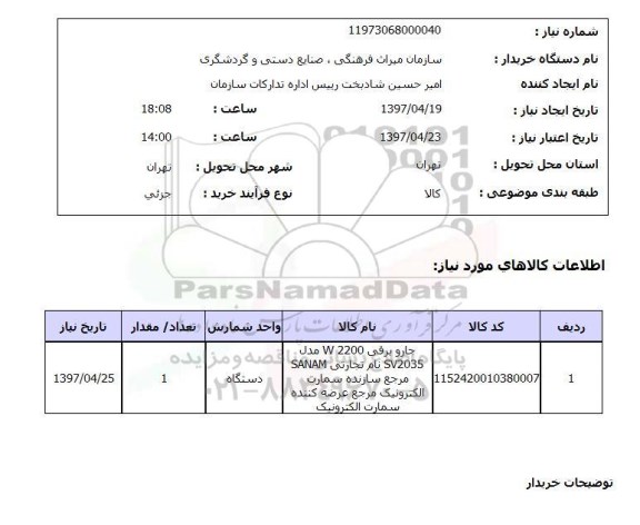 استعلام,جاروبرقی W 2200...