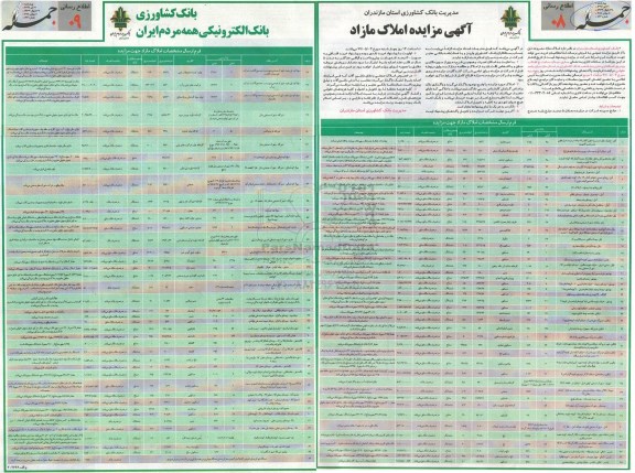 مزایده,مزایده فروش املاک مازاد 