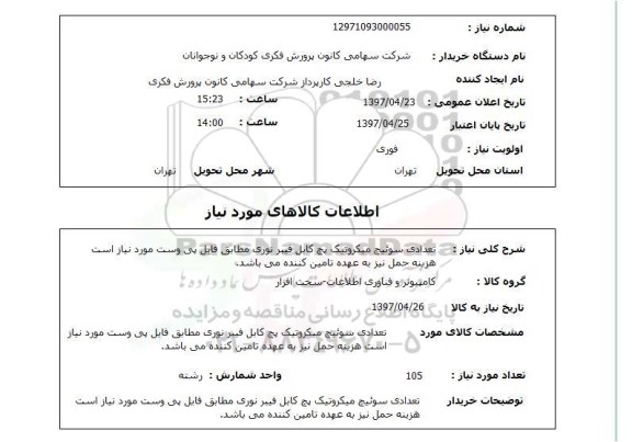 استعلام,سوئیچ میکروتیک
