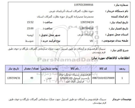 استعلام,استعلام سینک ظرفشویی و آبچکان...