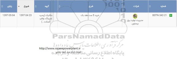 استعلام , استعلام خرید 5 ست هلدبک