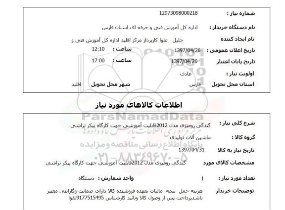 استعلام,گندگی رومیزی