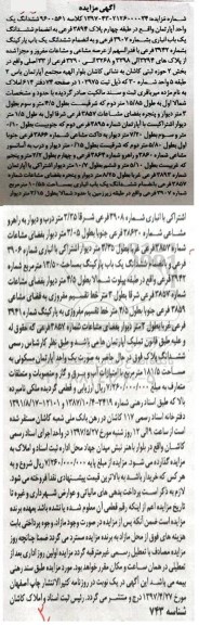 مزایده,مزایده ششدانگ آپارتمان طبقه 4 بخش دو حوزه ثبتی کاشان