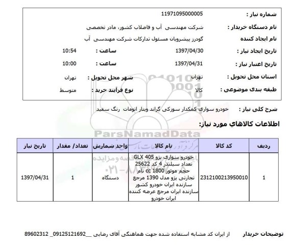 استعلام , استعلام خودرو سواری کمکدار سوزکی 