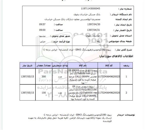 استعلام,استعلام ریبون 2180 و خودپرداز هیوسانگ