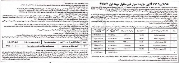مزایده ,مزایده پلاک 1419 فرعی مساحت عرصه 602.5متر