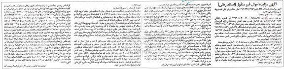 مزایده,مزایده ششدانگ پلاک ثبتی مساحت 101.05متر