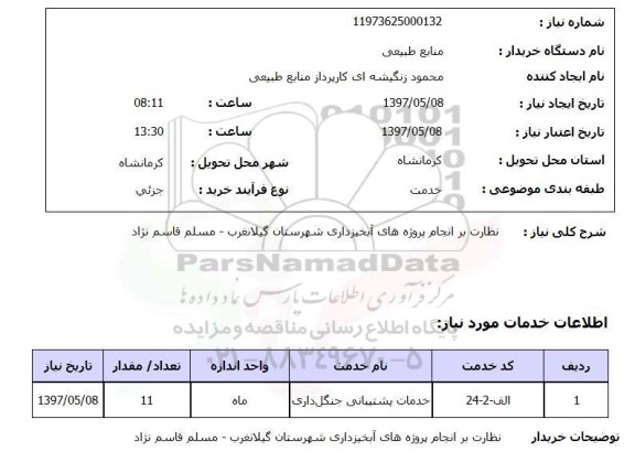 استعلام,نظارت بر انجام پروژه