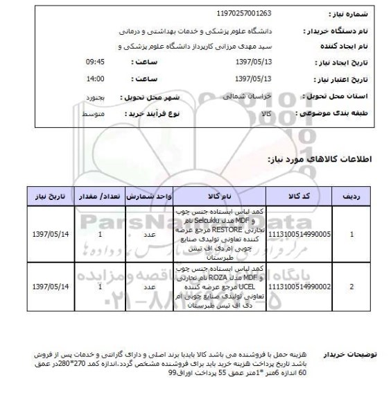 استعلام,کمد لباس ایستاده جنس چوب...