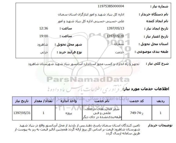 استعلام, تجهیز و راه اندازی و کسب مجوز استاندارد آسانسور