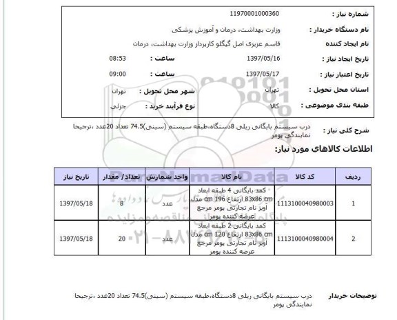 استعلام,استعلام درب سیستم بایگانی ریلی 
