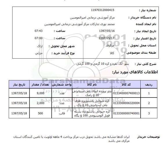 استعلام,استعلام پنیر تک نفره