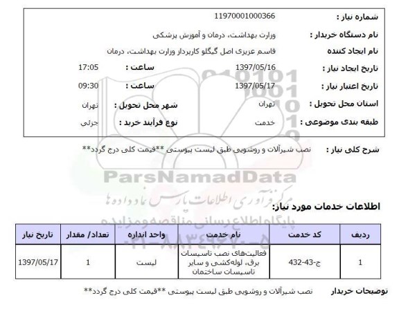 استعلام,استعلام نصب شیرآلات و روشویی ...