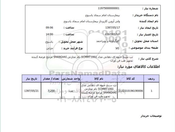 استعلام, استعلام تب سنج جیوه ای دهانی ...