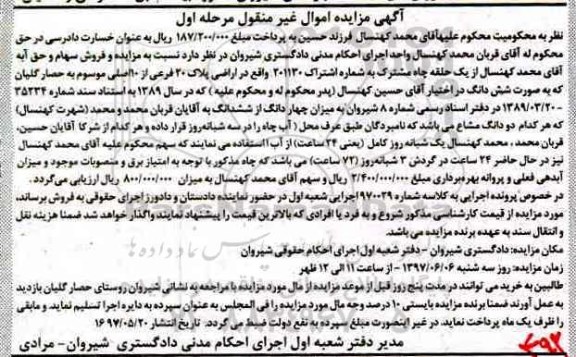 مزایده,مزایده فروش سهام