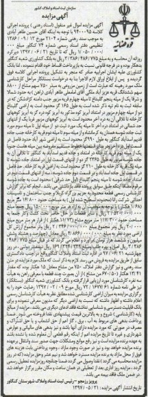 مزایده ,مزایده زمین مزروعی 