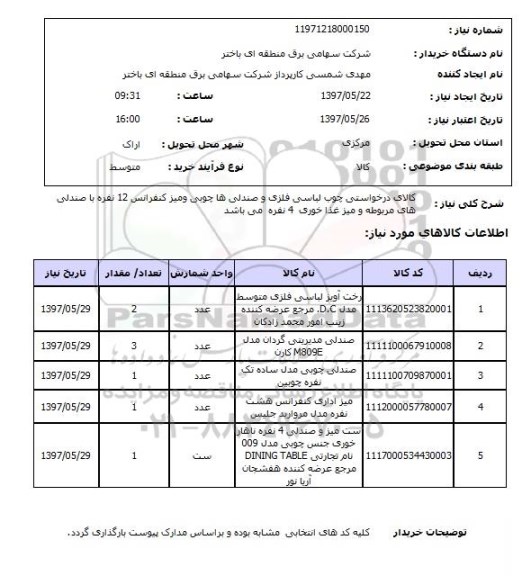 استعلام , استعلام چوب لباسی ...