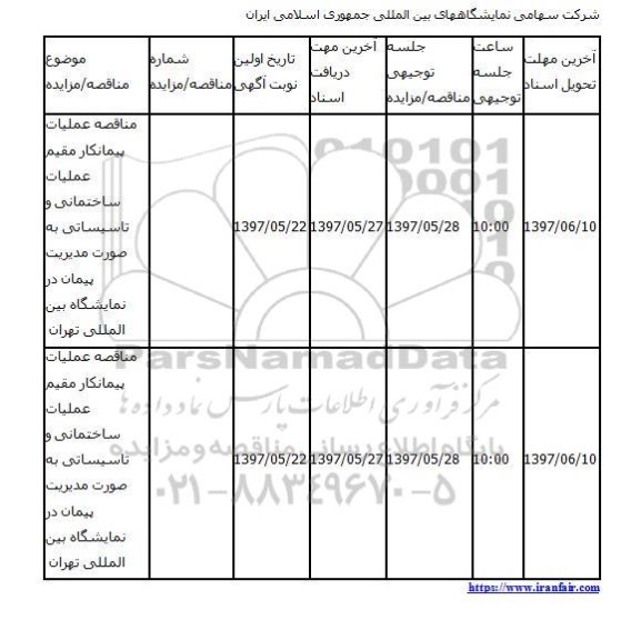 عملیات ساختمانی و تاسیساتی 