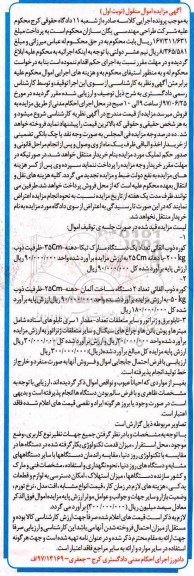 مزایده ,مزایده کوره ذوب القائی - تابلو برق و ژنراتور