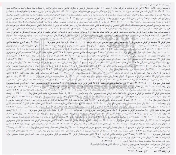 مزایده سرامیک و کاشی و....