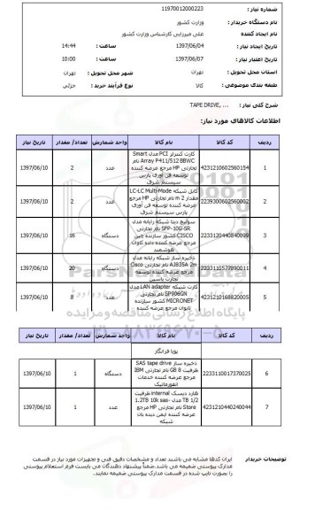 استعلام ,استعلام کارت کنترلر array p 411/512 bbwc